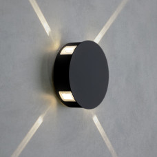 Настенный светодиодный светильник BEAM черный 1545 TECHNO LED