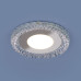 Встраиваемый потолочный светильник со светодиодной подсветкой 9908 LED 8W CL прозрачный