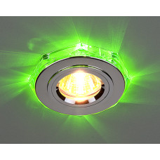 Точечный светильник со светодиодами Elektrostandard 2020/2 SL/LED/GR (хром / зеленый)