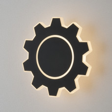 Настенный светодиодный светильник Gear M LED черный