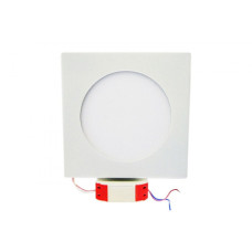Встраиваемая светодиодная панель (LC-D02W/D02G -7W) квадратная 120 мм Downlight 7W 